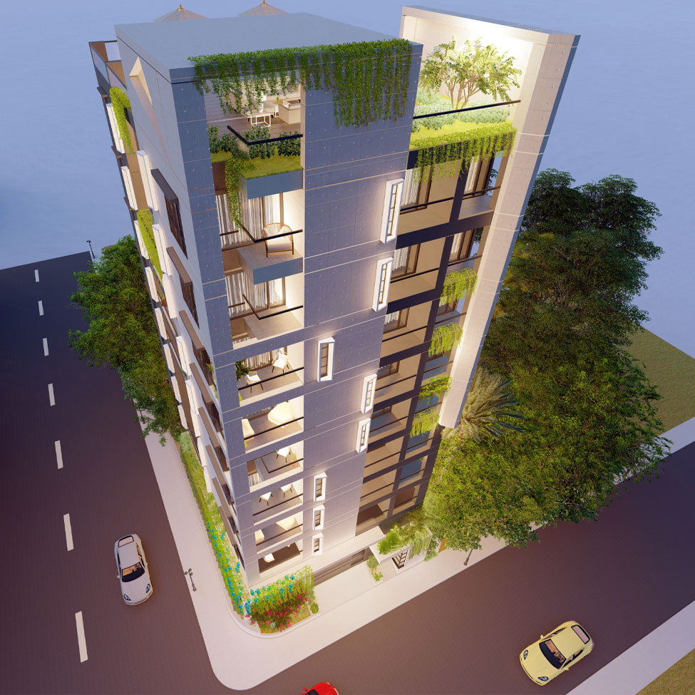 Exclusive apartments at Jolshiri abashon