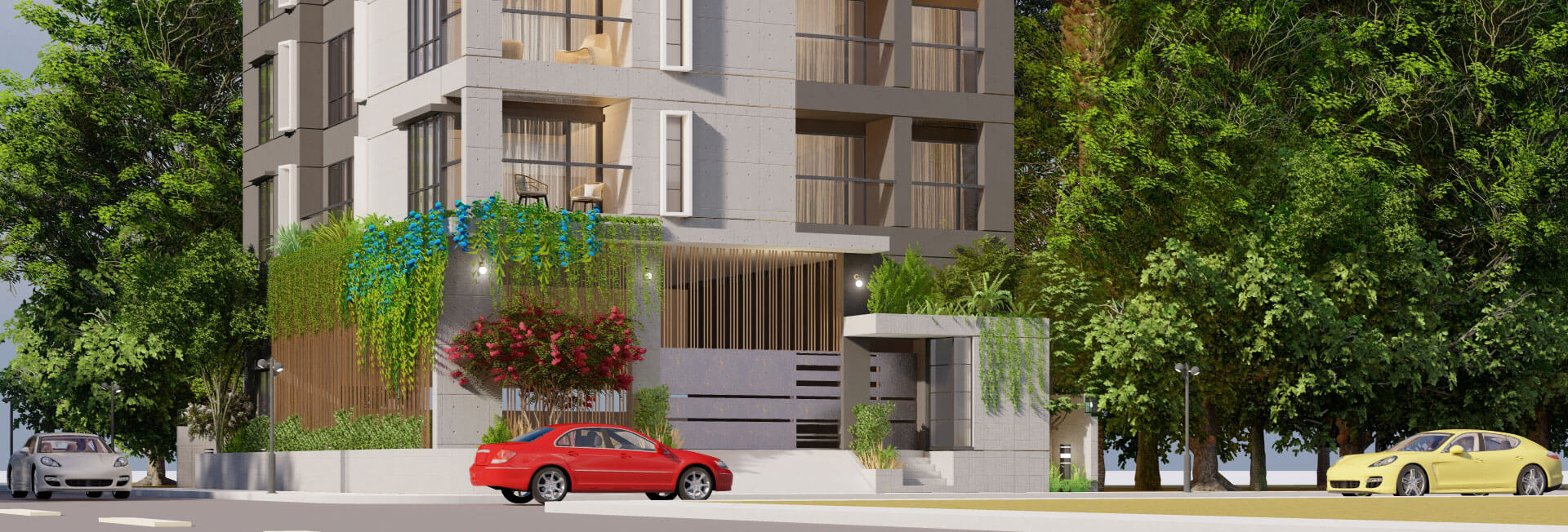 Exclusive apartments at Jolshiri abashon