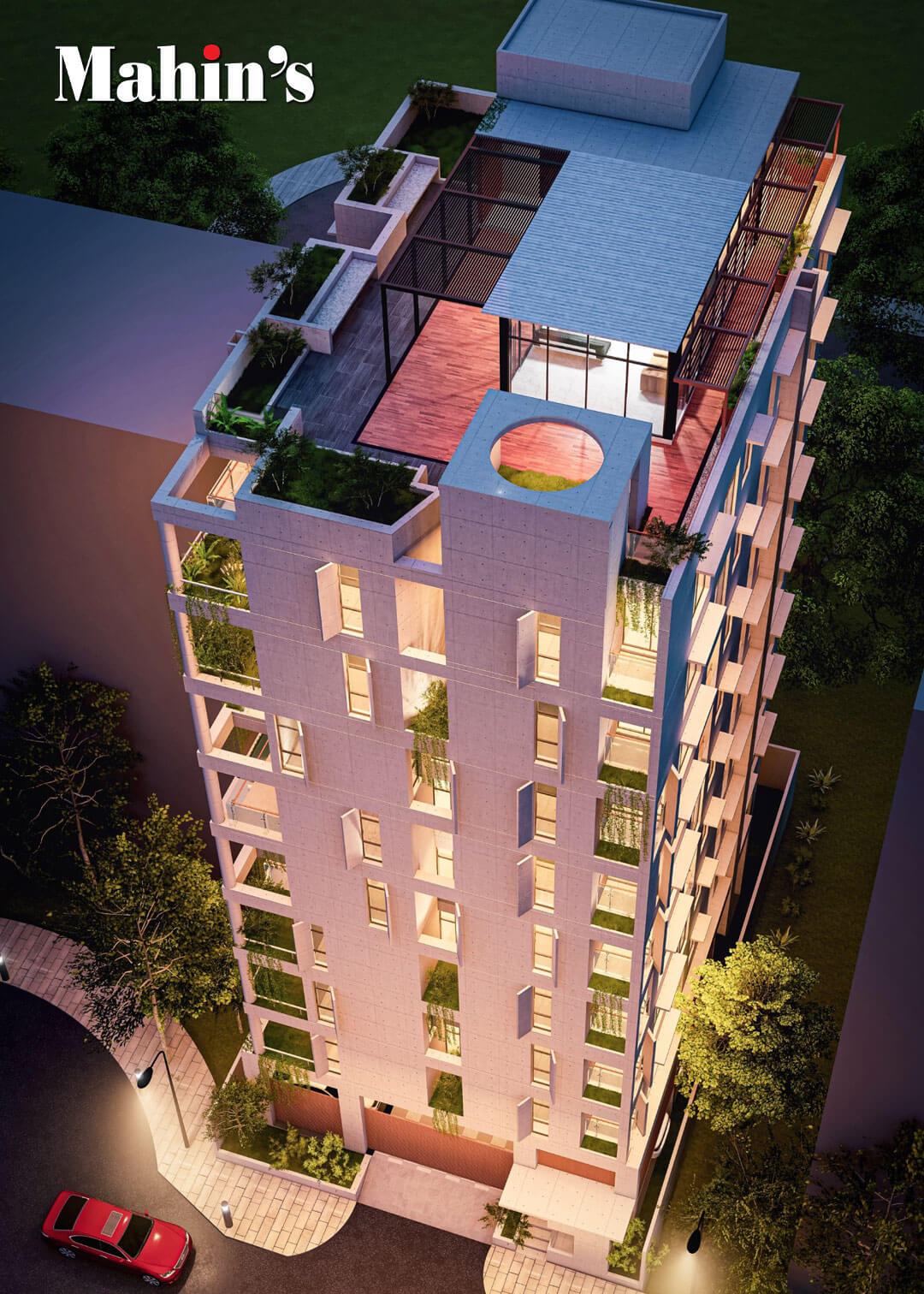 Exclusive apartments at Jolshiri abashon